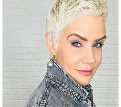 Joan Rivers Hoop Earring with Removable Jumbo Faux Grey Pearl