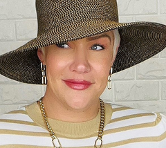 Joan Rivers Set of 2 Silver/Gold Tone Paperclip Chain Drop Earring