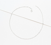 UltraFine 950 Silver Twisted 4.6g Herringbone Necklace, 20"