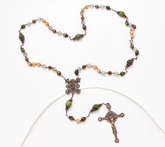 Connemara Marble Mother's Love Bronzetone Rosary