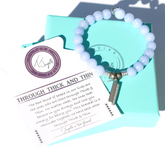 T. Jazelle x Kim Gravel Gemstone Beaded Bracelet, Thick and Thin, Avg/L