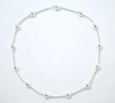 UltraFine C/O Chain 18" SS Beaded Necklace w/ Magnetic Closure
