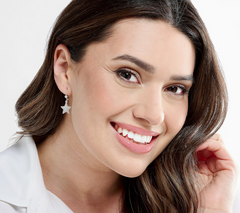 Kirks Folly Super Star Leverback Silver Tone Earrings