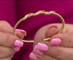 David Markstein Goldclad Sterling Silver Tubogas Cuff Small