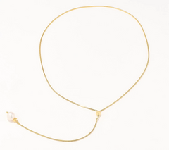 Honora Gold-Over Sterling Silver Sliding Snake Chain 24" Necklace