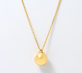 UltraFine 950 Silver Gold Clad Beaded Chain 30" Necklace