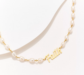 Honora Cultured Pearl Inspirational "Faith" 18K Gold Plated Necklace