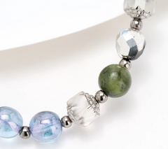 Connemara Marble Silvertone Choice of Our Loard Bracelet