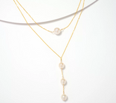 Honora x Rosina Graduated Pearl Layered 14K Necklace
