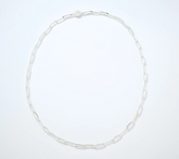 UltraFine Paperclip Link Chain 22" Necklace w/ Magnetic Closure