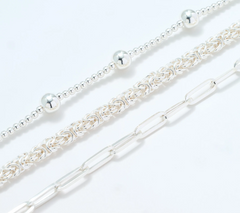 UltraFine Paperclip Link Chain 22" Necklace w/ Magnetic Closure