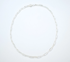 UltraFine Paperclip Link Chain 22" Necklace w/ Magnetic Closure