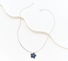 Fado Sterling Silver Forget Me Not Pendant