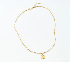 Silver Style White Topaz Gemini Paperclip 20" 14K Necklace