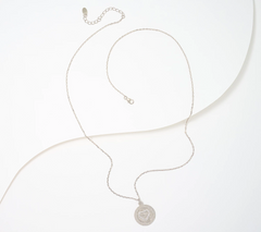 T. Jazelle Sterling Silver Heart Charm Necklace