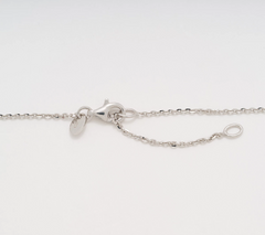 Diamonique Italia Sterling Silver Cross Necklace