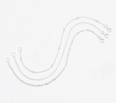 UltraFine 950 Silver Set of 3 Bracelets Small