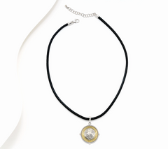 David Markstein Sterling Silver Genuine Vatican Lira Coin Necklace