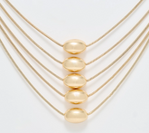 Denim & Co. Goldtone Layered Chain Necklace