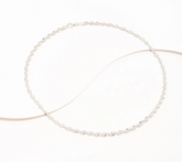 David Markstein White Sterling Silver Debut Twisted Herringbone Necklace, 18"