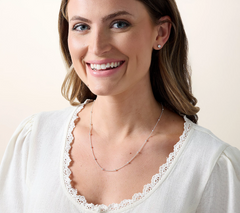 UltraFine 950 Silver Set of 3 Necklaces with Magnet Clasp