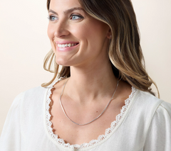 UltraFine 950 Silver Set of 3 Necklaces with Magnet Clasp