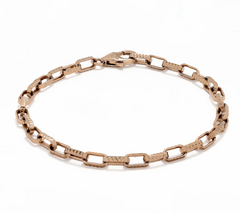 David Markstein Mocha Bronze Premiere Luxe Paper Clip Bracelet Avg