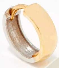 EternaGold Polished 0.375" Huggie Hoops, 14K Gold, 1/2"