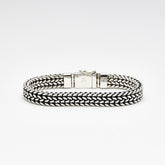 Artisan Crafted by Robert Manse Men's Double Foxtail Bracelet, 8.5"