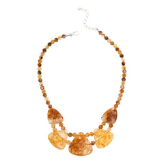 Jay King Sterling Silver Madagascar Yellow Quartz Necklace