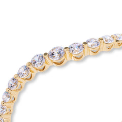 Radiance by Absolute Curve Design Bangle Bracelet, 7-1/4"