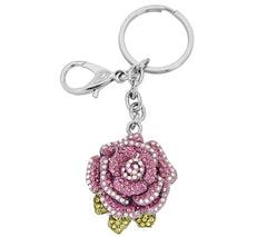 Killarney Crystal Flower Keychain
