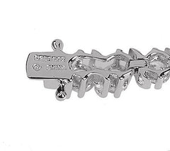 Epiphany Platinum Clad Diamonique 6.40 ct tw Bracelet, Size 7"