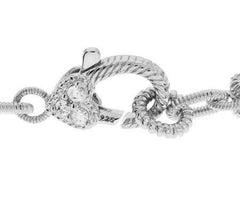 Judith Ripka Sterling Silver Round 100-Facet Rolling Bracelets, 8"