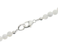 Lee Sands Sterling Silver Hibiscus Flower Beaded Necklace, 17"