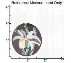 Lee Sands Floral Inlay Pendant Beaded Necklace, 18"