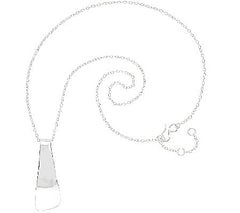 RLM Bronze Curves Fold Over Pendant on Adjustable Chain