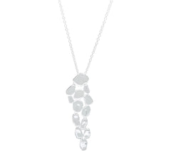 RLM Bronze Linear Pebble Pendant Necklace, 18"