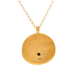 Maya Angelou "I do my best" 14K Gold Plated Quote Pendant by Dogeared