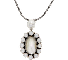 EXEX by Claudia Agudelo Sterling Silver Doublet Necklace 18"