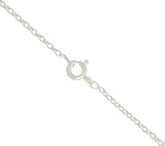 Fado Sterling Silver Cross Pendant with 18" Chain