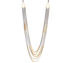 Joan Rivers Mixed Metal Layered 29" Necklace with 3" Extender