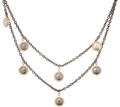 LOGO Links by Lori Goldstein Coin Station Necklace, 35"