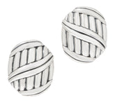 Peter Thomas Roth Sterling Silver Shield Drop Earrings, 3/4"
