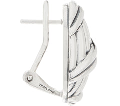 Peter Thomas Roth Sterling Silver Shield Drop Earrings, 3/4"