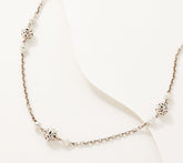 Lois Hill Sterling Silver Beaded Station Necklace, 18"