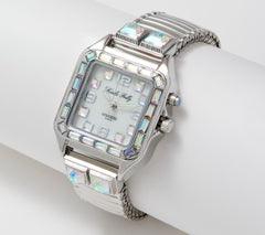 Kirks Folly Goddess Fairy Light-Up Silver Tone Watch Average