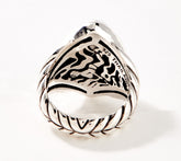 JAI Sterling Silver Marquise-Shaped Larimar Ring, Size 7