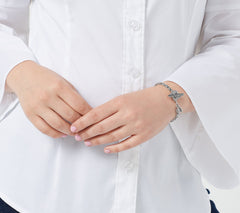 Lois Hill Sterling 3.5mm Box Weave Bracelet, Average