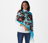 Kirks Folly Enchanted Garden Fairy Scarf, Blue/Multi